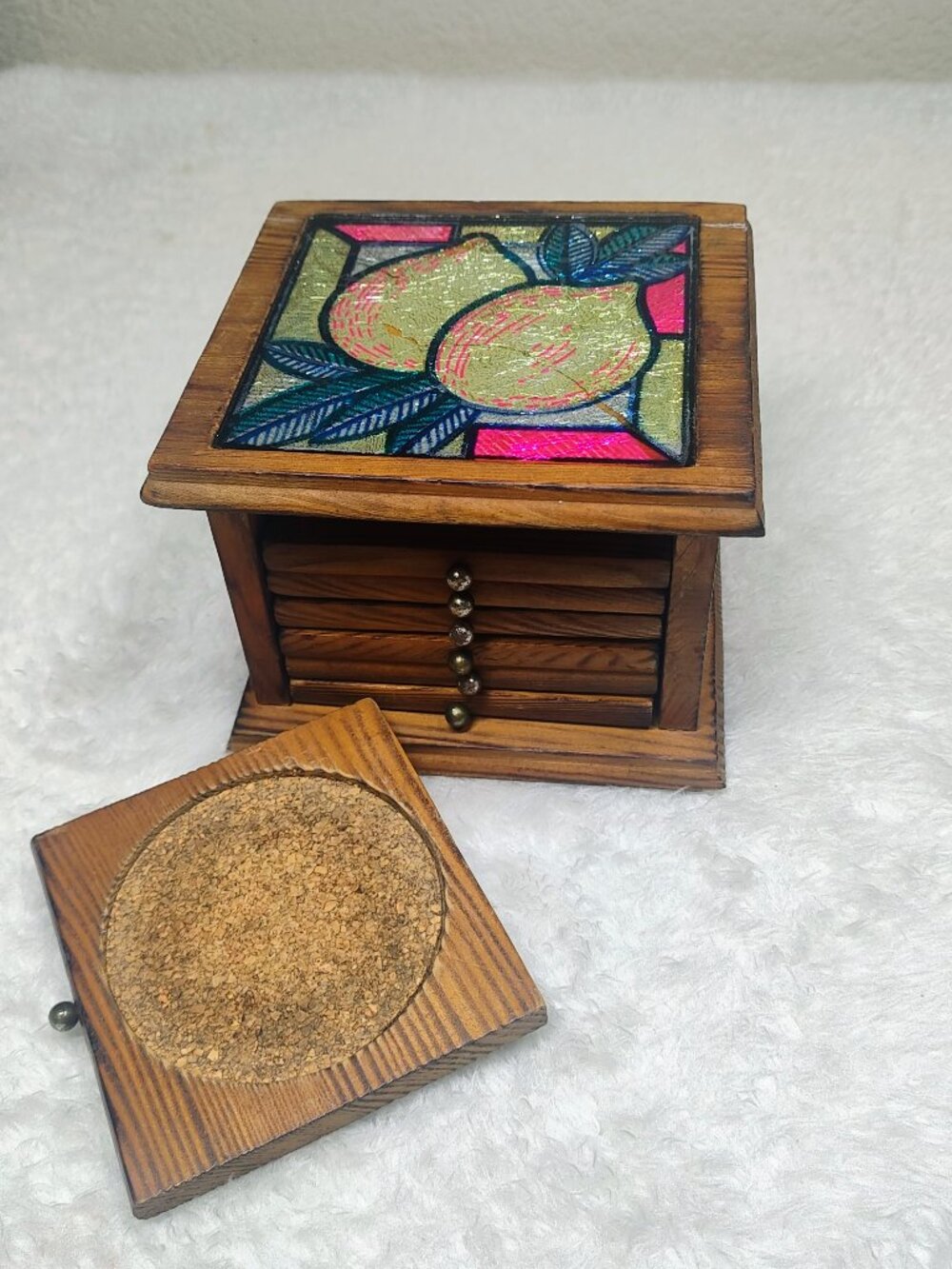 Wooden Caster set